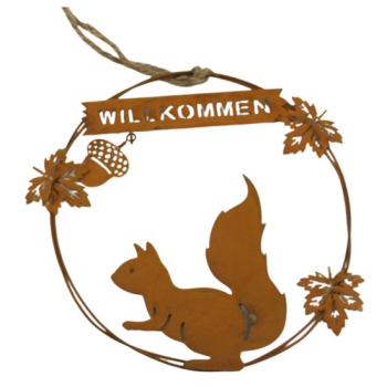 Eichhörnchen "Willkommen" Variante A